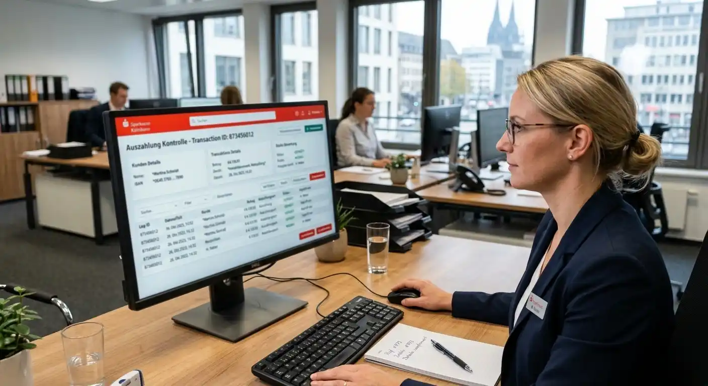 Auszahlung Kontrolle