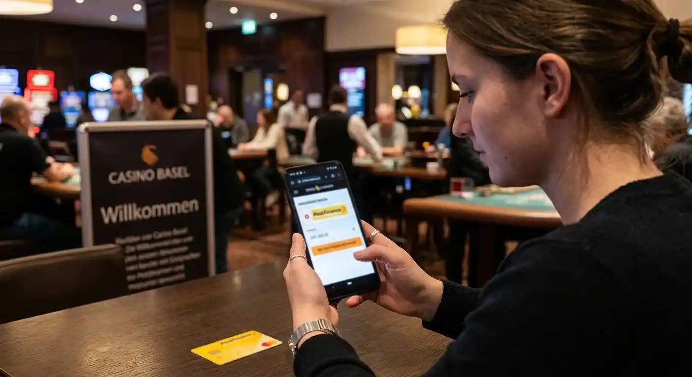 PostFinance im Online-Casino: Schweizer Banklösung an der deutschen Grenze
