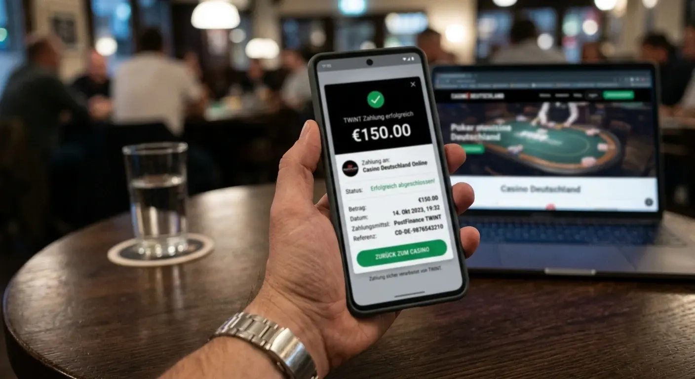 TWINT-Zahlung am Smartphone im deutschen Online-Casino
