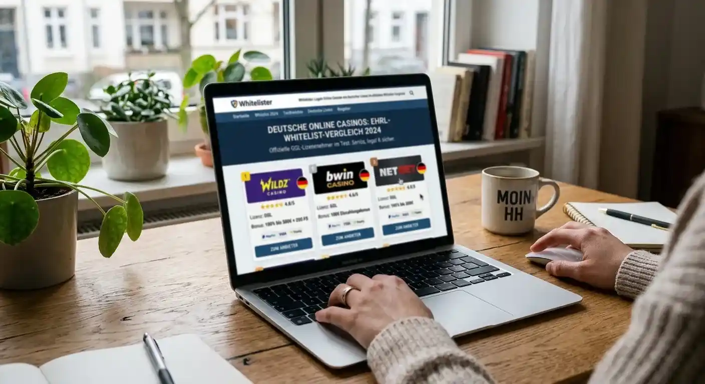 Legale Online Casinos mit deutscher Lizenz im ehrlichen Whitelist-Vergleich