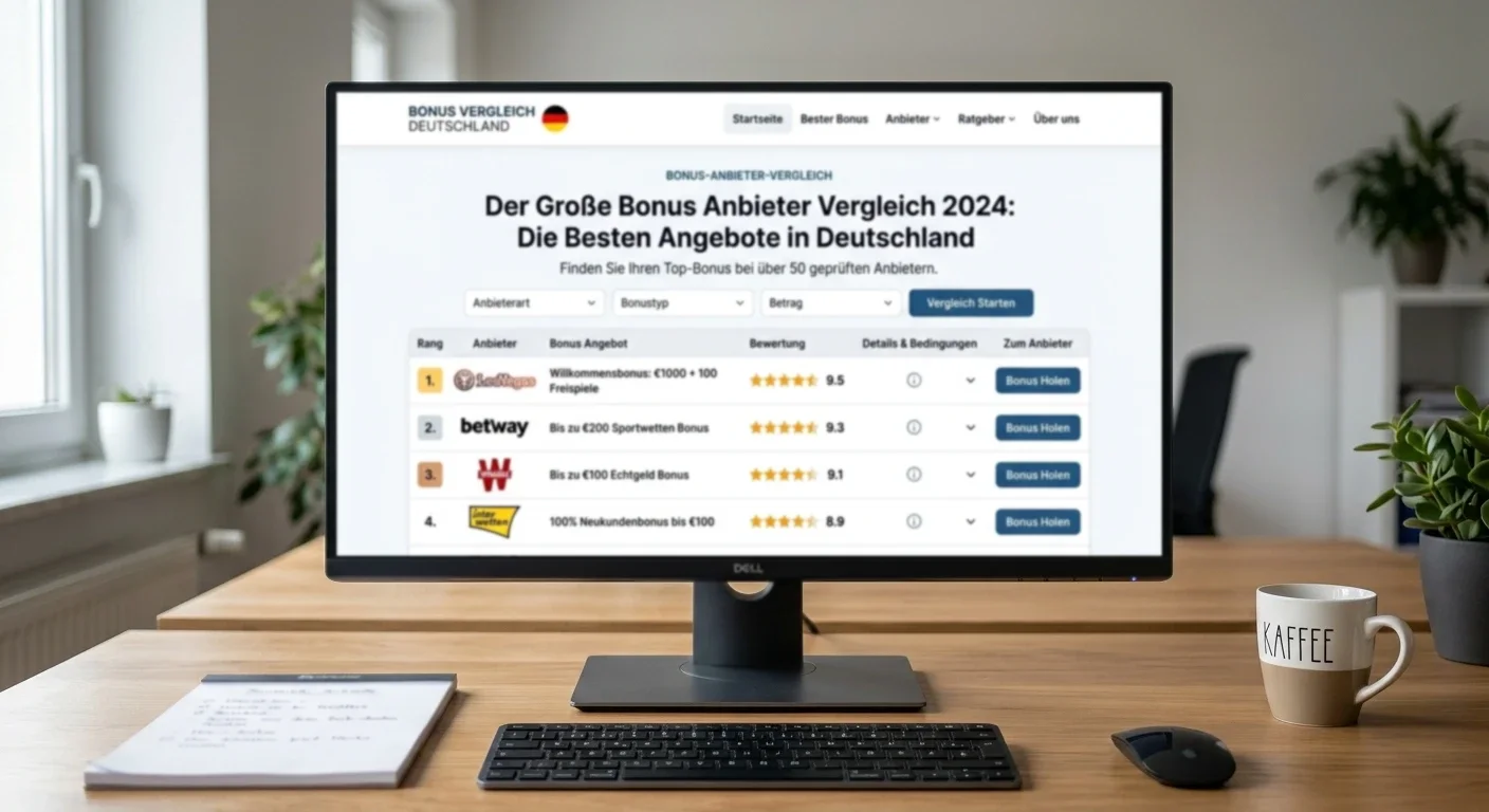 Bonus Anbieter Vergleich Deutschland