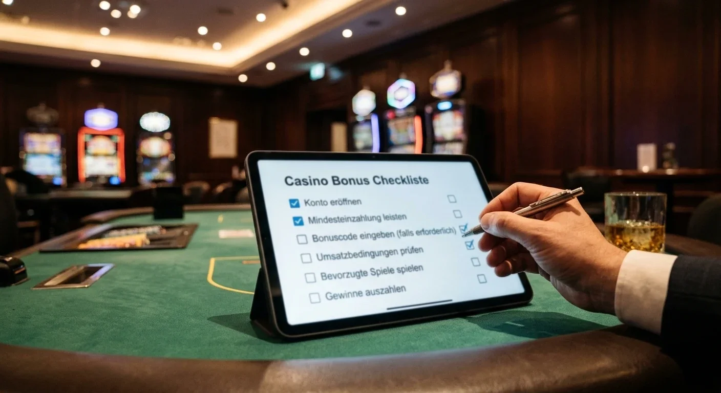 Bonus Checkliste Casino