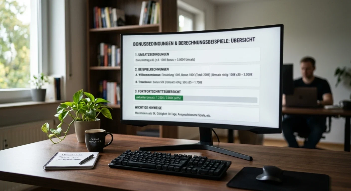 Bonusbedingungen Berechnung Beispiele