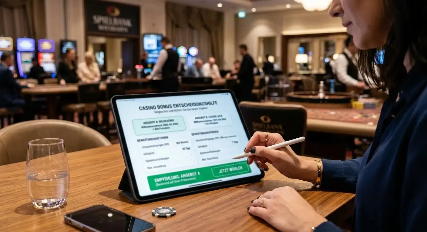 Casino Bonus Entscheidungshilfe