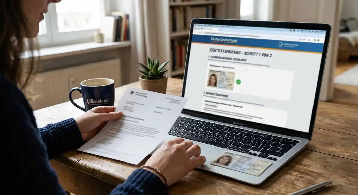 Verifizierung beim deutschen Online-Casino mit Ausweis und Wohnsitznachweis