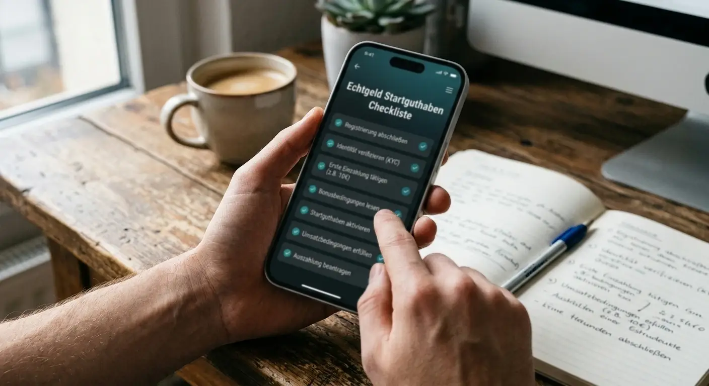 Echtgeld Startguthaben Checkliste