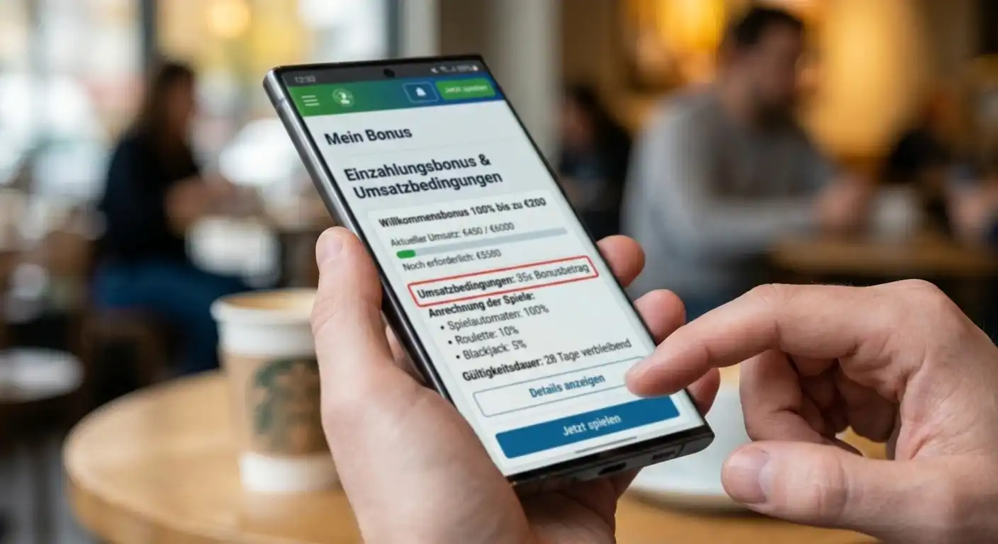 Einzahlungsbonus Umsatzbedingungen Handy