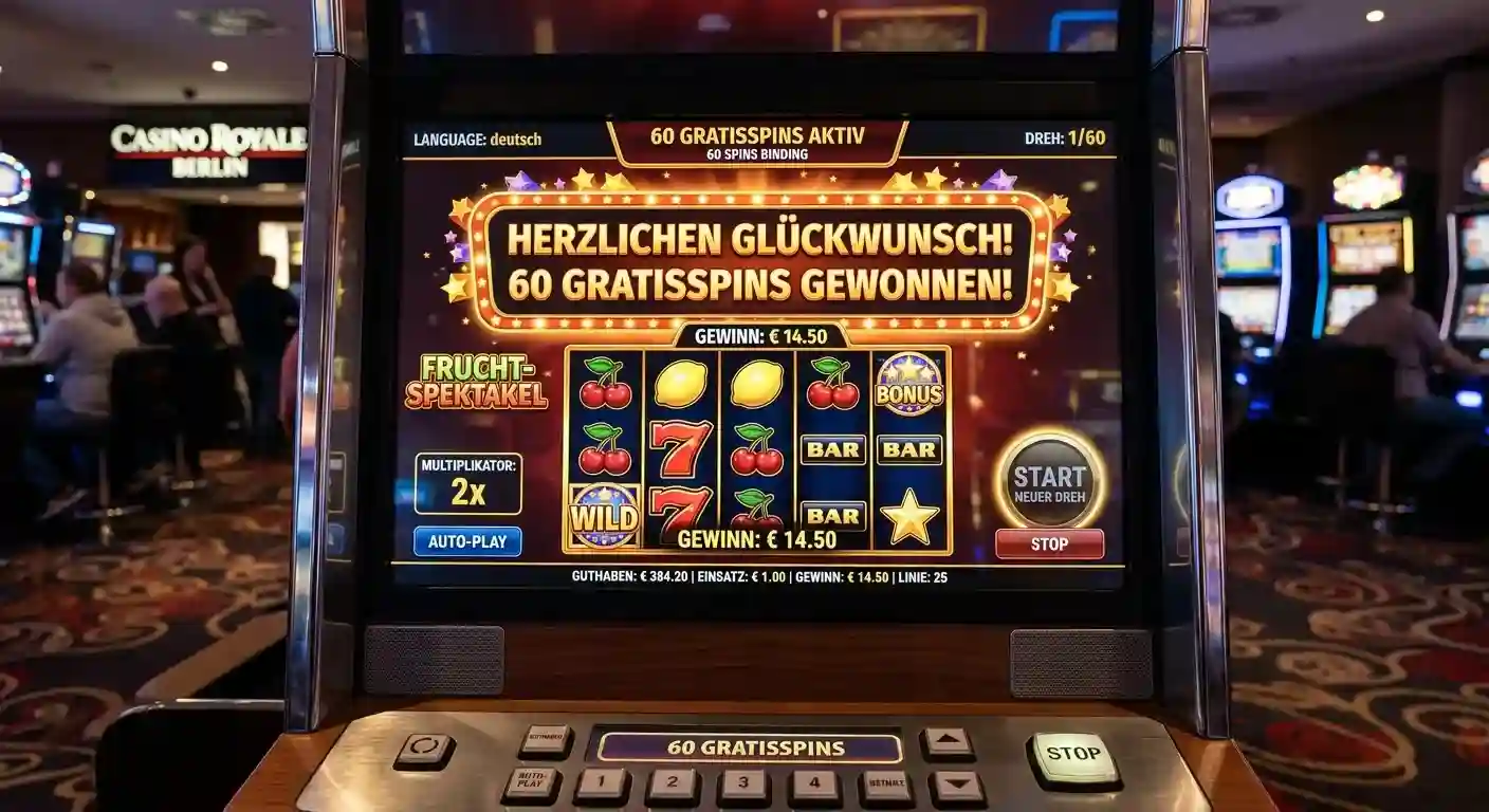 Exakte 60 Spins Spielautomatenbindung