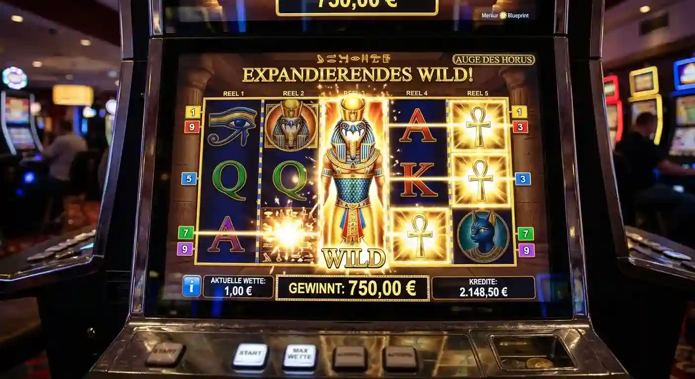 Eye of Horus expanding wild feature