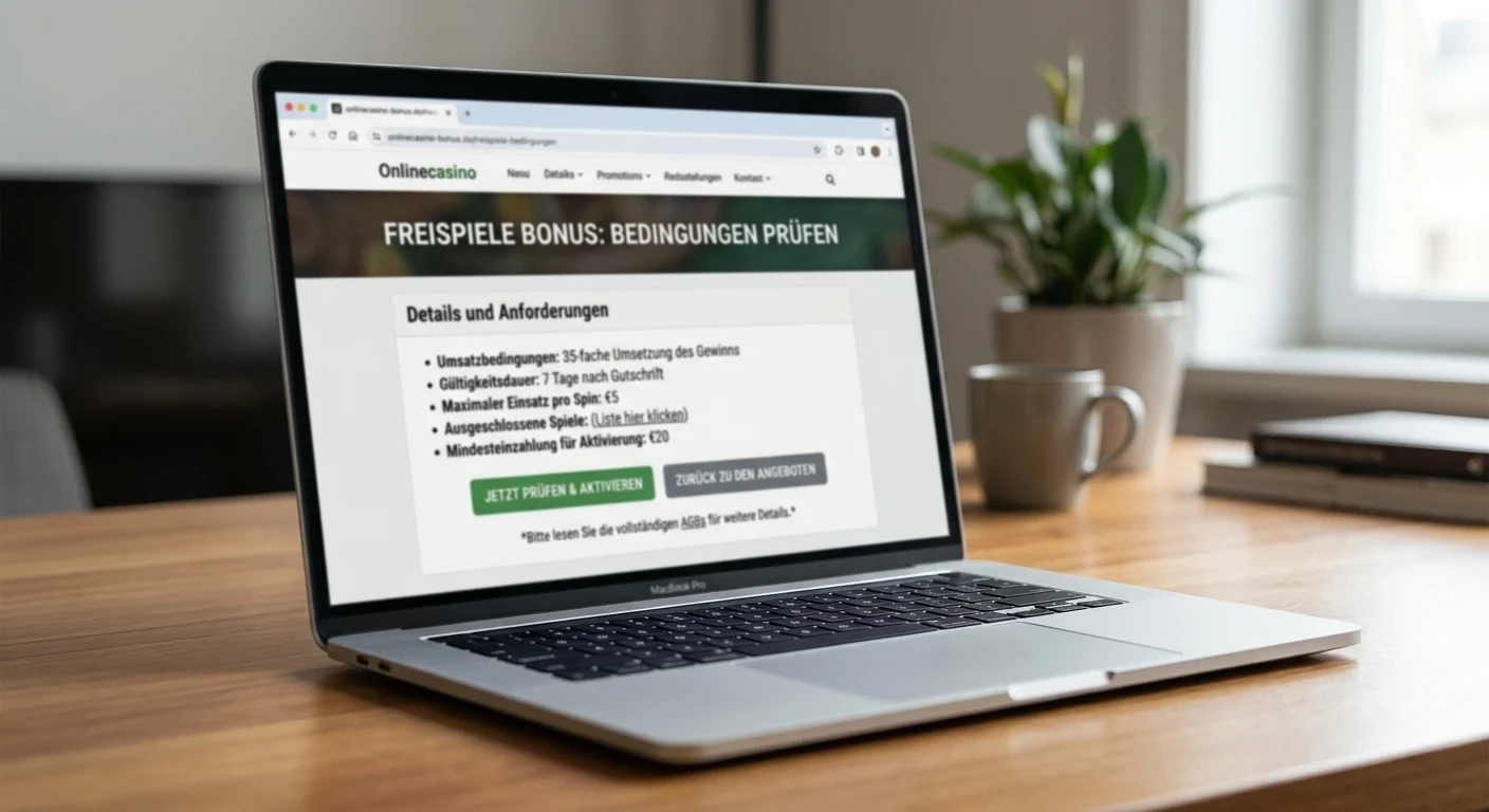 Freispiele Bonusbedingungen Pruefen