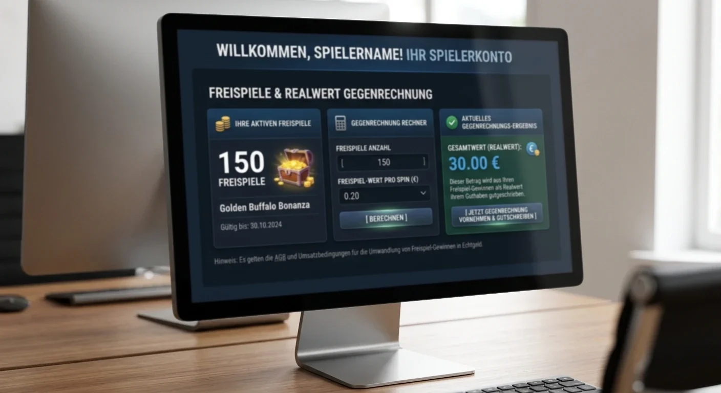 Freispiele Realwert Gegenrechnung