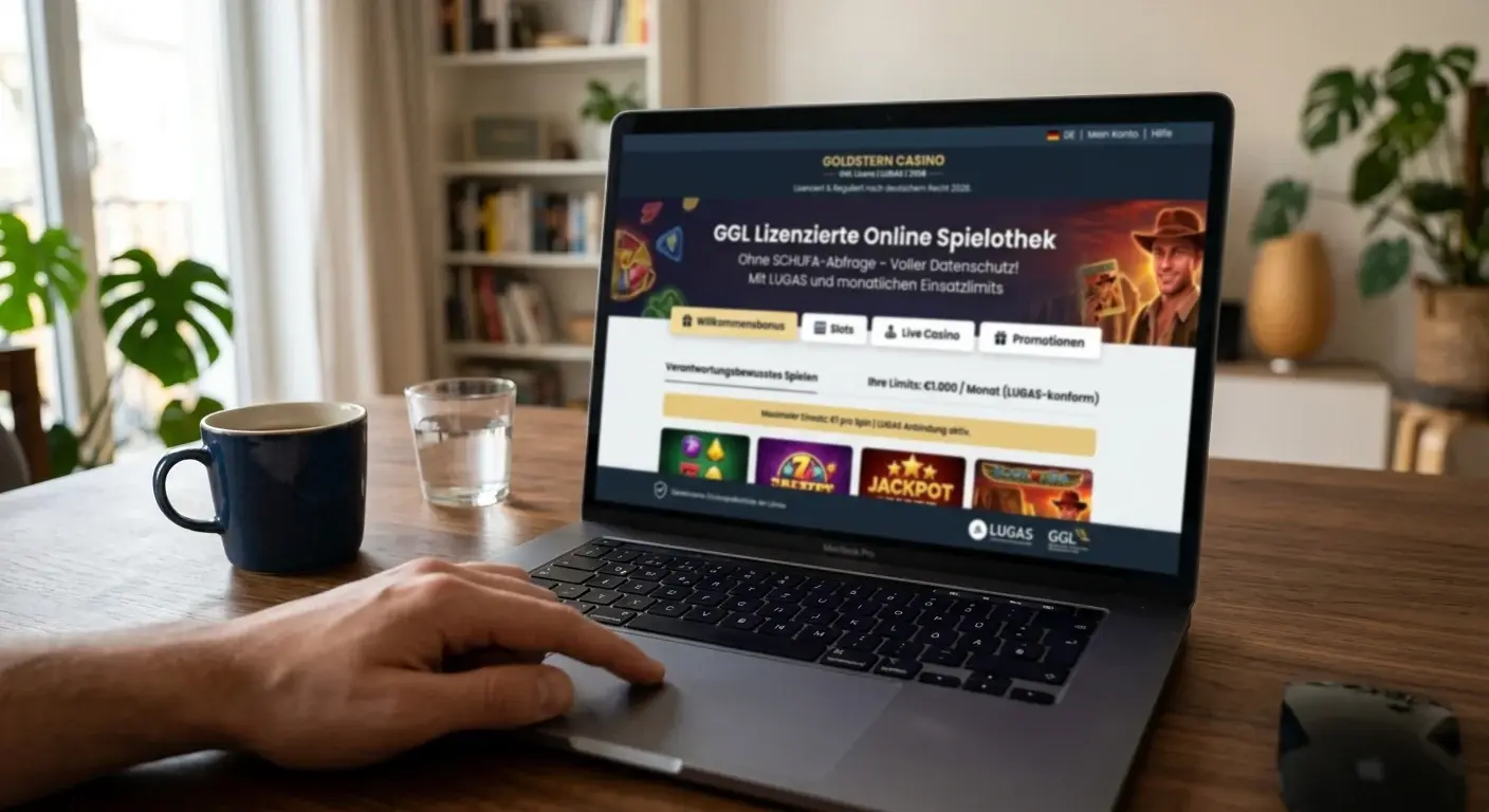 GGL Casinos ohne SCHUFA aber mit LUGAS und Einsatzlimits 2026