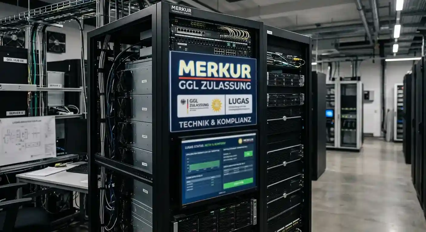 GGL Zulassung und LUGAS Technik hinter der Merkur Lobby