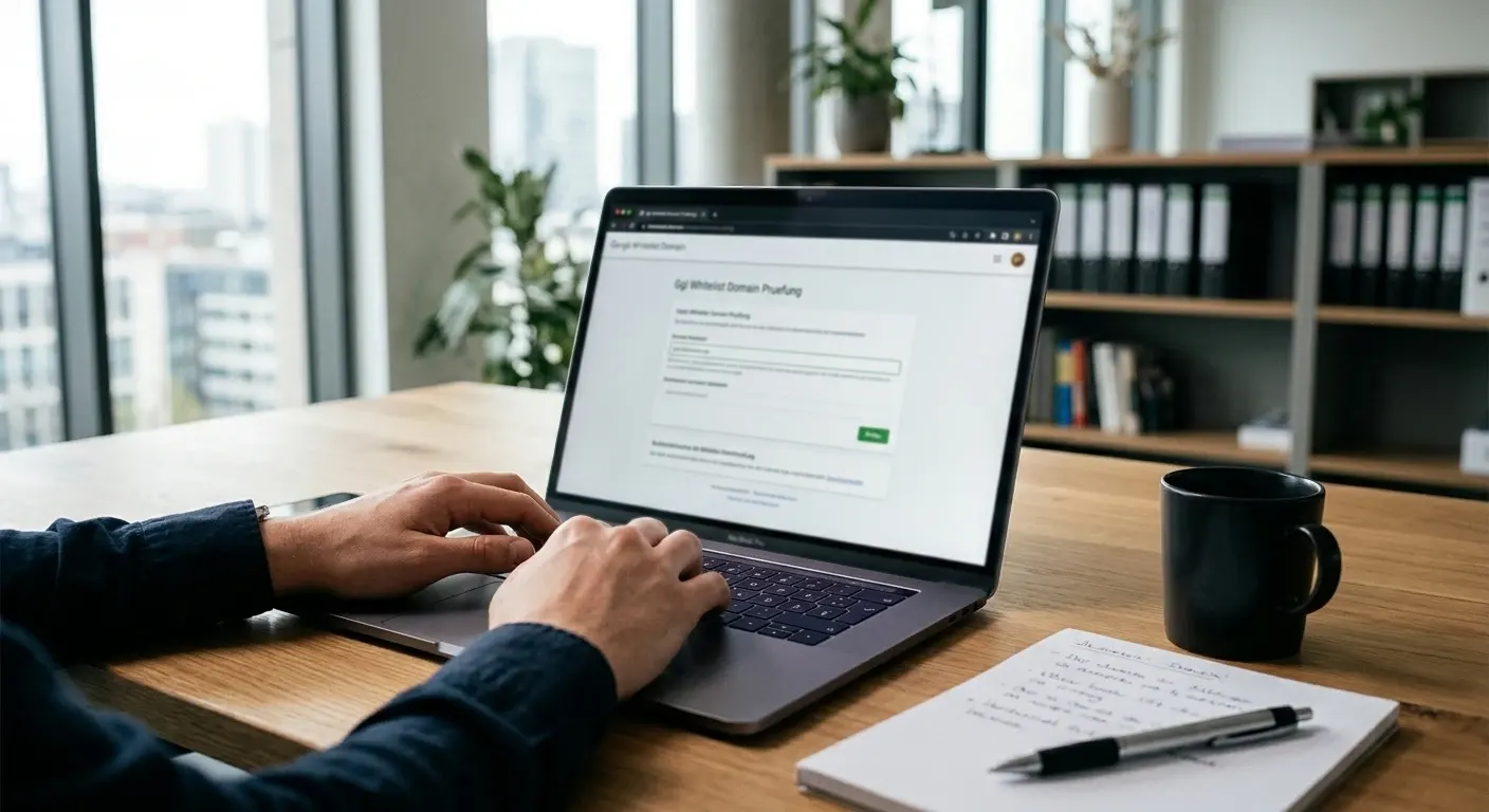 Ggl Whitelist Domain Pruefung