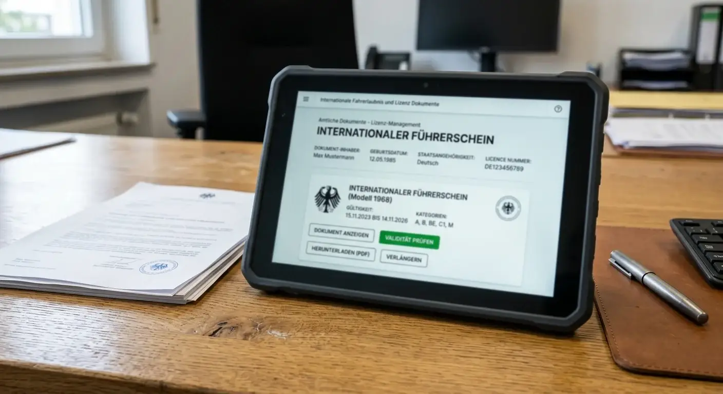 Internationale Lizenz Dokumente