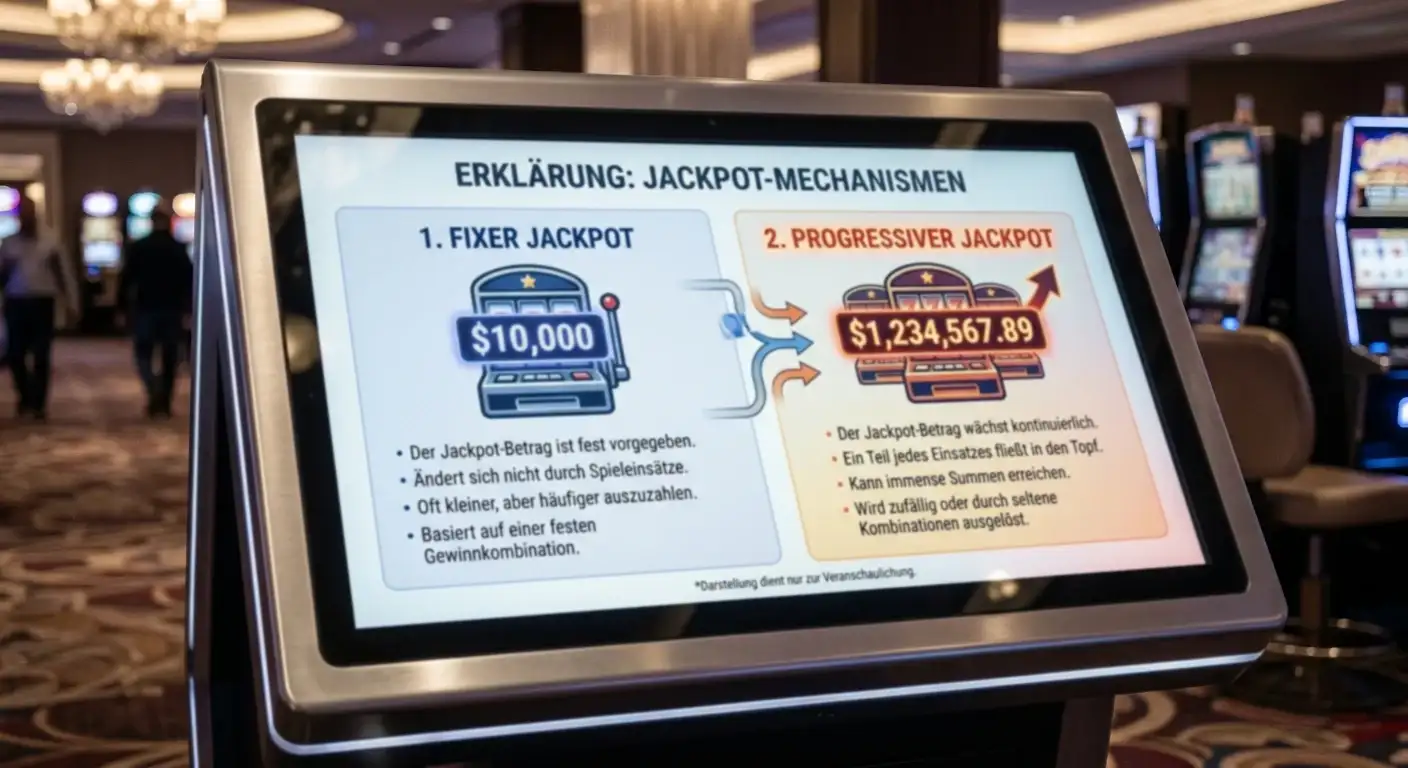 Jackpot-Mechanismus erklärt – progressiv versus fix