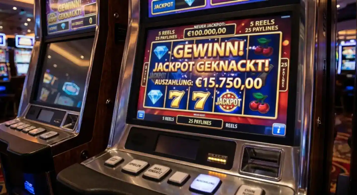 Gewinne und Auszahlung bei jackpot-nahen Spielautomaten