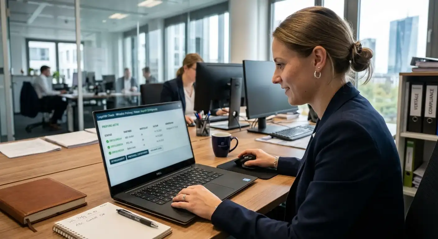 Legalitaet Check Whitelist Pruefung