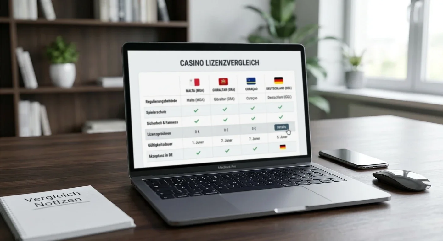 Lizenzvergleich Casino Anbieter