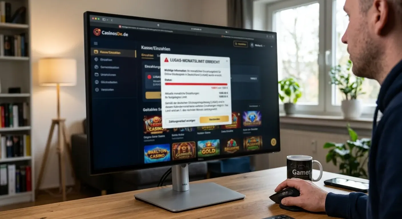 LUGAS-Monatslimit von 1000 Euro für Online-Casinos in Deutschland