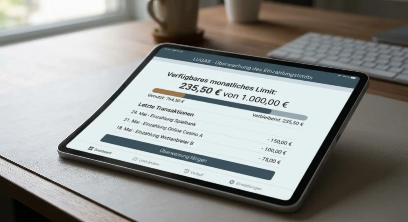 Lugas Einzahlungslimit Tracking System