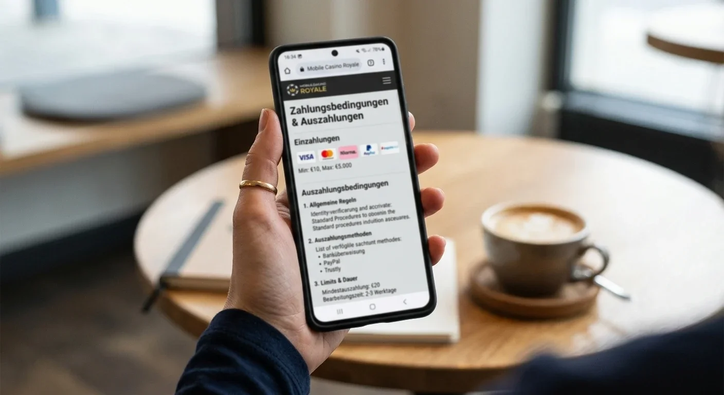 Mobile Casino Zahlungsbedingungen