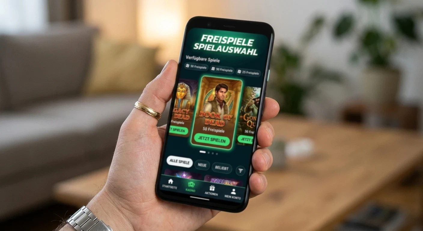 Mobile Freispiele Spielauswahl
