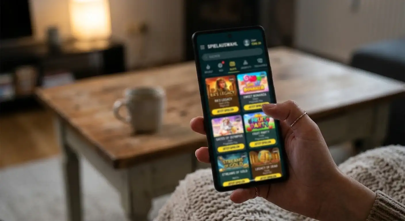 Mobile Slots Spielauswahl