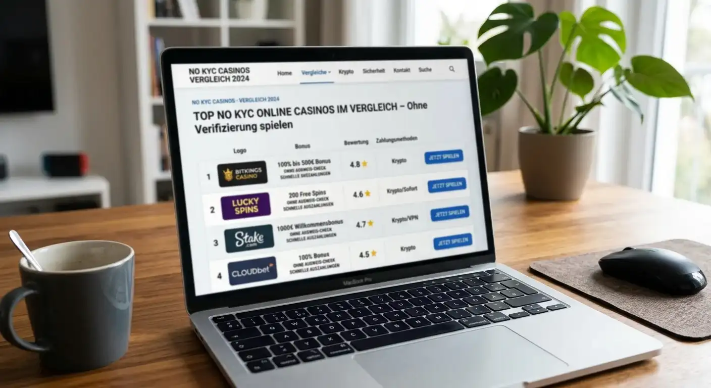 no Kyc Casinos Vergleich