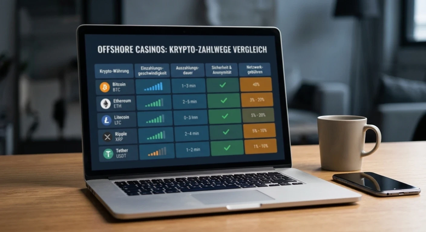 Offshore Casinos Krypto Zahlwege Vergleich