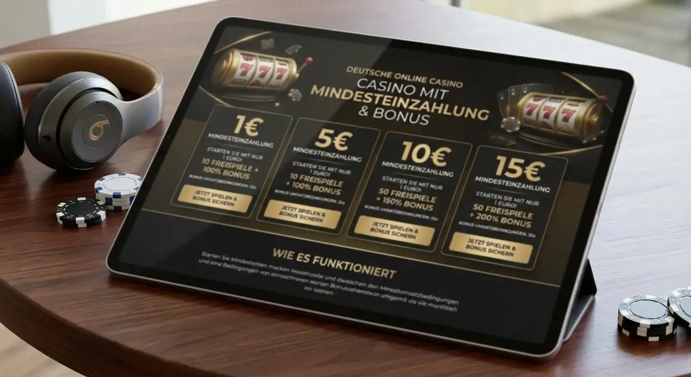 Online Casino Mit 1 5 10 Und 15 Mindesteinzahlung Bonus Umsatz
