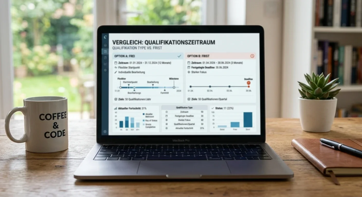 Qualifikationszeitraum Frei vs Frist Vergleich