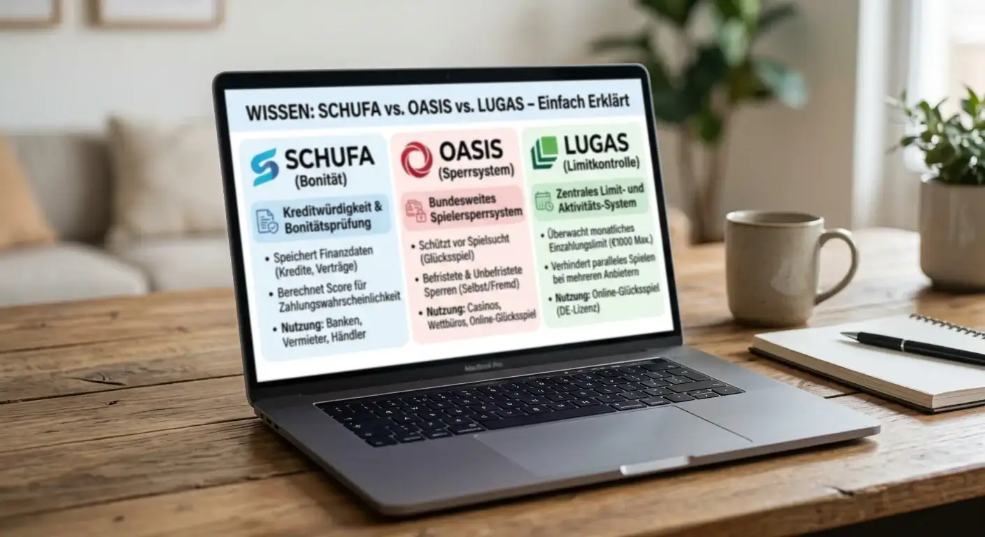 Unterschied zwischen SCHUFA OASIS und LUGAS einfach erklaert