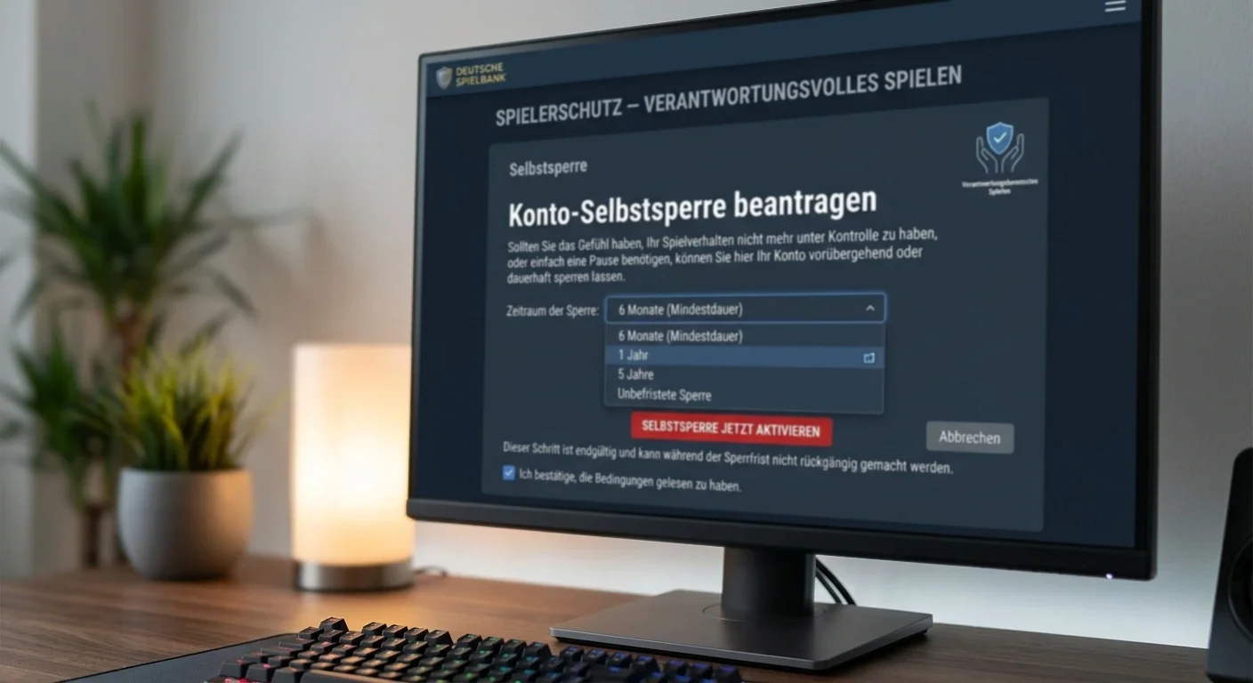 Spielerschutz Limit Selbstsperre
