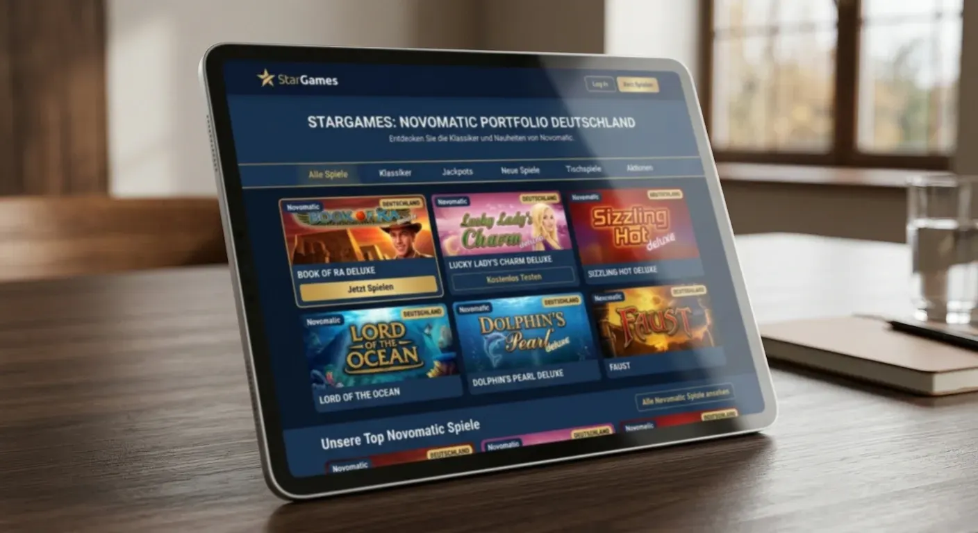 Stargames Novomatic Portfolio Deutschland