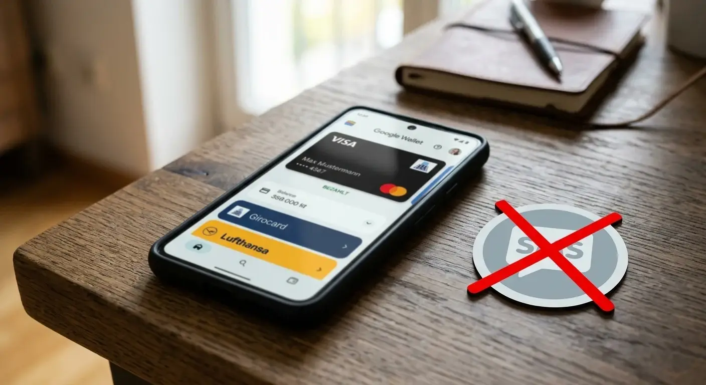 Symbolische Darstellung von Tokenisierung bei mobilen Zahlungen