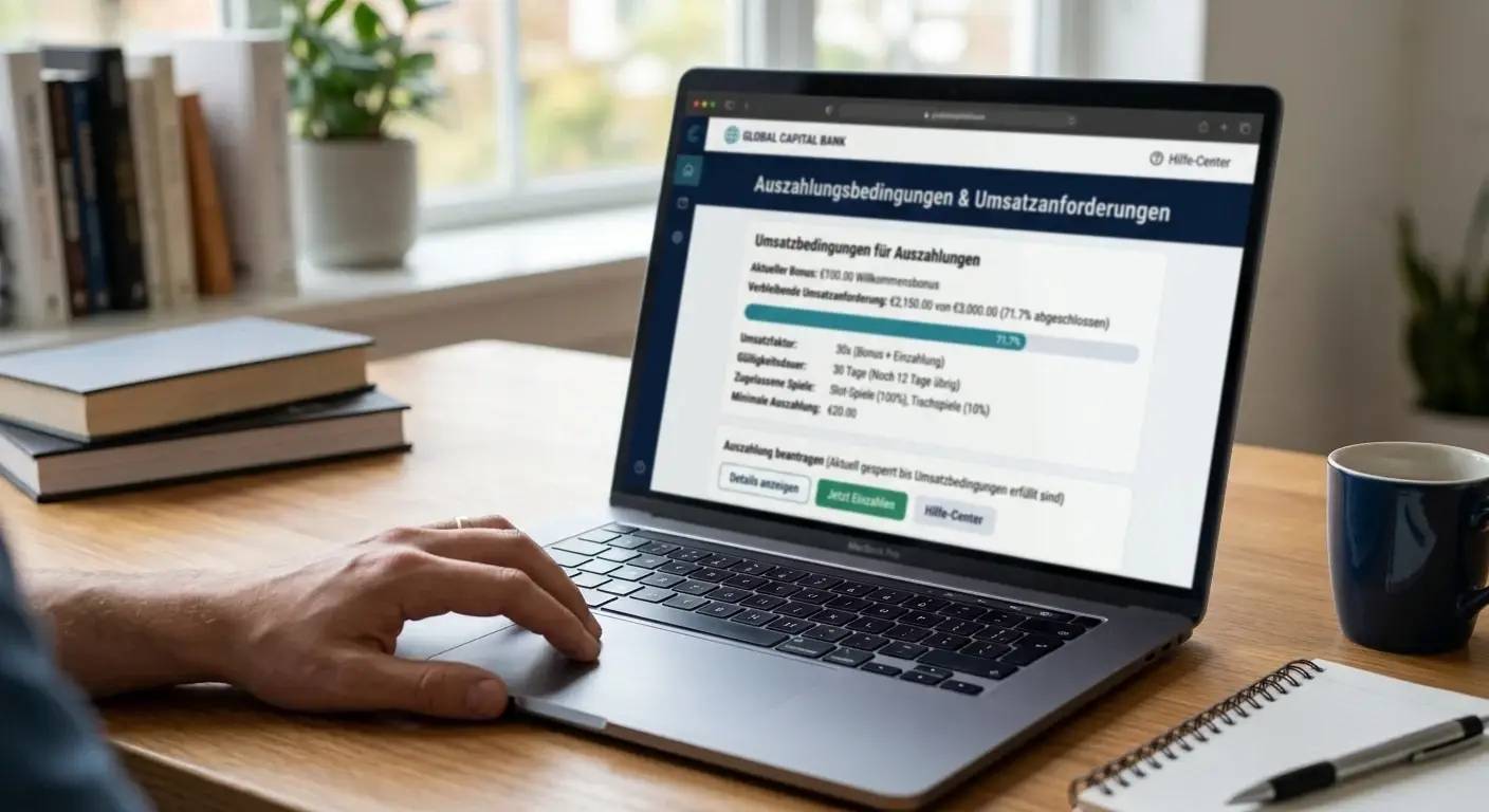 Umsatzbedingungen Auszahlung