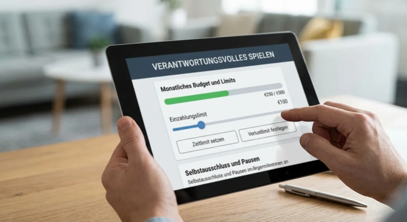 Monatsbudget und Limits für verantwortungsvolles Spielen