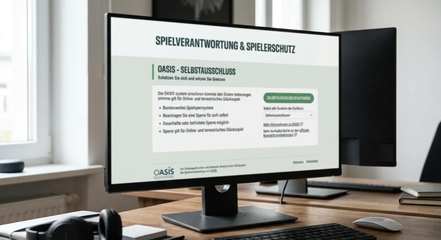 Verantwortungsvolles Spielen Oasis Selbstausschluss