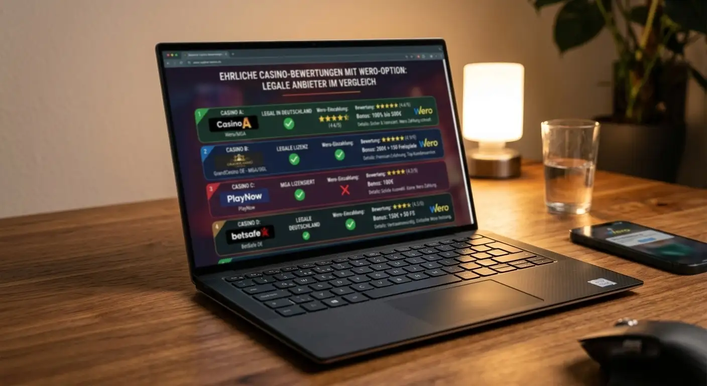 Vergleich legaler Casinos mit Wero-Option im ehrlichen Status