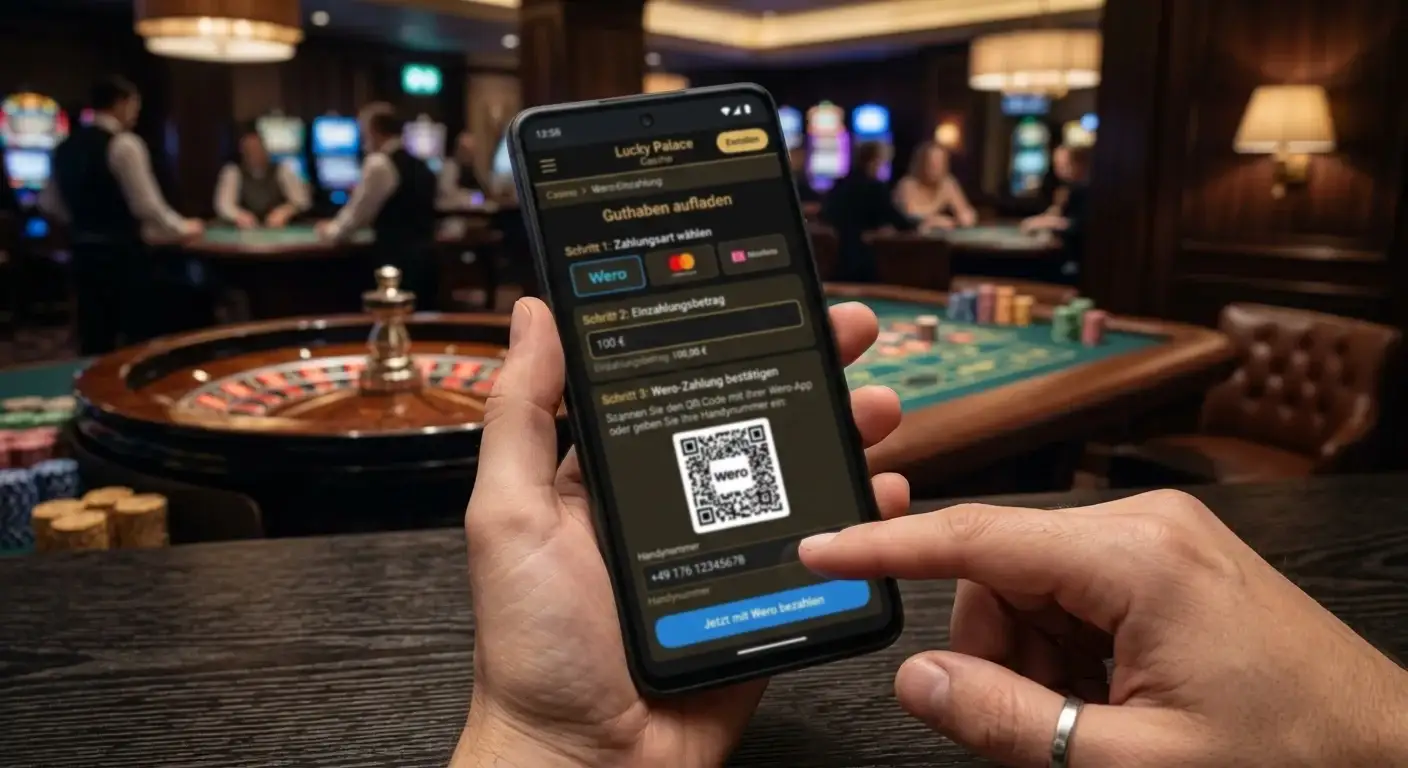 Einzahlung mit Wero im Casino Schritt für Schritt per Handynummer und QR-Code