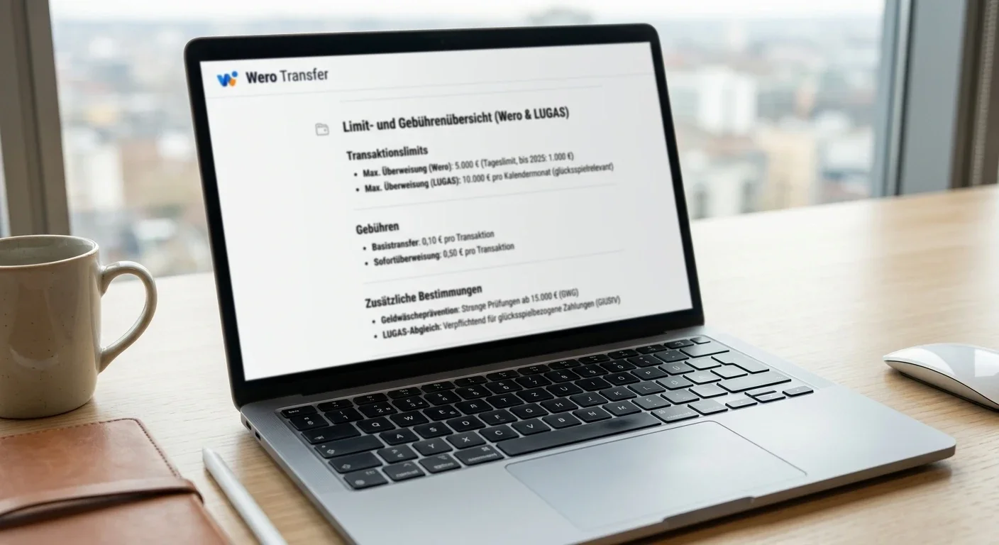 Limits und Gebühren bei Wero im deutschen Rechtsrahmen mit LUGAS