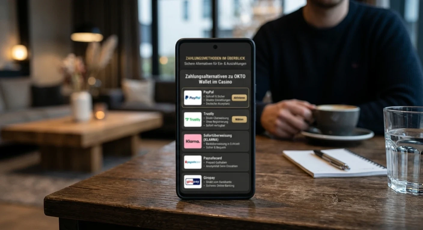 Zahlungsalternativen zu OKTO Wallet im deutschen Casino Überblick