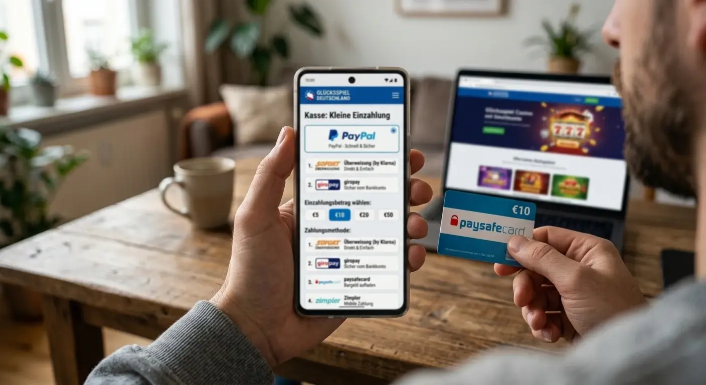 PayPal und alternative Zahlungsmethoden für kleine Einzahlungen bei deutschen Online Casinos