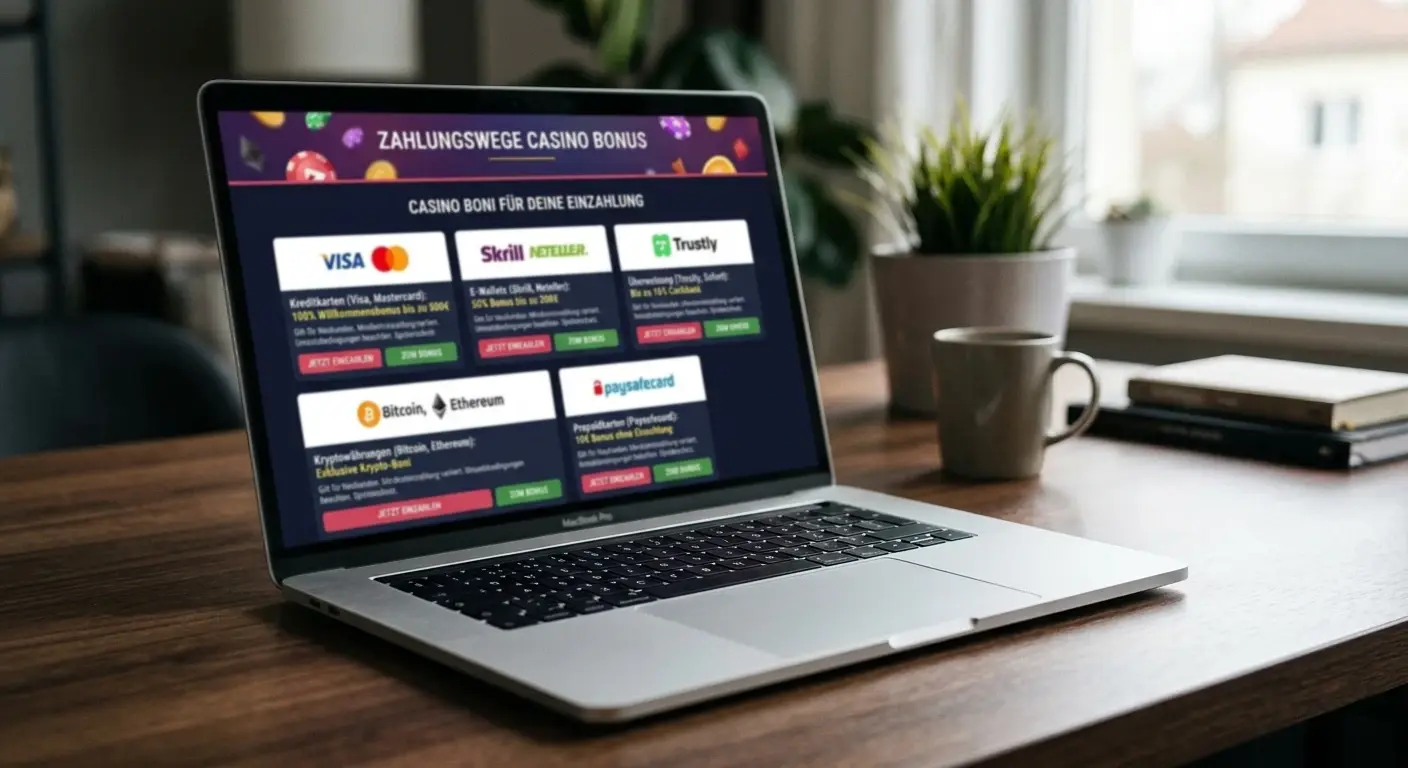 Zahlungswege Casino Bonus